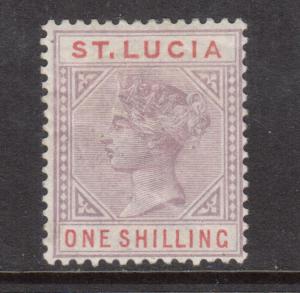 St Lucia #37a Mint Fine Original Gum Hinged