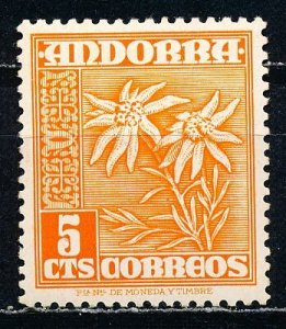 Spanish Andorra #38 Single MH