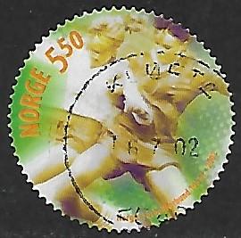 Norway # 1331c - Football - Ladies - used   [GR42]