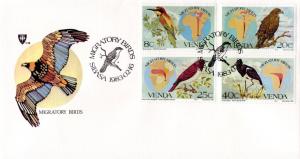 Venda - 1983 Migratory Birds FDC SG 71-74