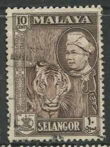 STAMP STATION PERTH Selangor #107 Sultan Hisam-ud-Din Alam Shah Used 1957-60