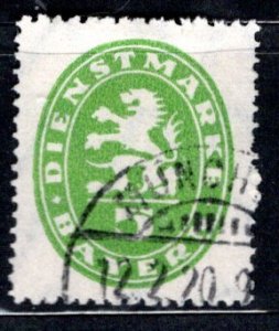 German States Bavaria Scottl # O34, used