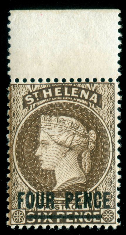 MOMEN: ST HELENA SG #43c 1894 CROWN CA MINT OG NH LOT #60401