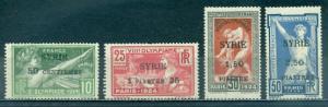 Syria #133-136  Mint  Scott $120.00