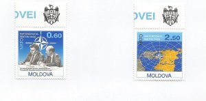 MOLDOVA - 1994 - Partnership for Peace - Perf 2v Set - M N H