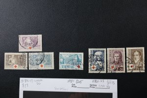 1931-1937 Finland Semi-Postal Bundle Several Different Sets Used
