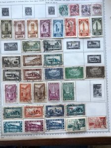 French Equatorial Africa on 11 old album pages