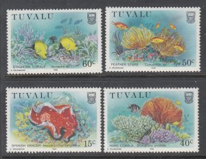 Tuvalu 465-468 Marine Life MNH VF