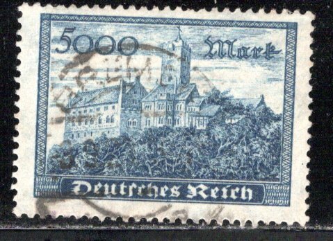 Germany Reich Scott # 237 used, exp h/s, Mi # 261a