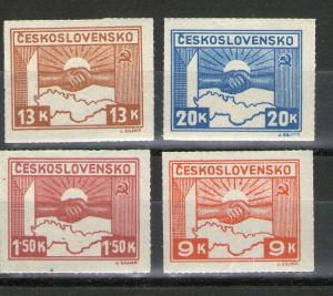 Czechoslovakia 311-314 MNH