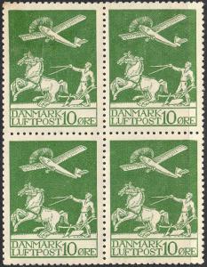 DENMARK C1-C3, C5 VF NH Blks/4 (22019) 