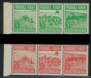 Australia 252a; 255a MNH 1953 set (an6673)