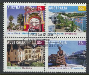 Australia  SC#  2937a SG 3053a Used  Freemantle with fdc see details & scan