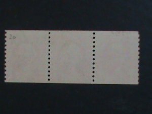 ​UNITED STATES 1932 SC#721 90 YEARS OLD-WASHINGTON  PRECANEL COIL STRIP VF