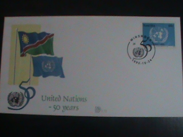 NAMBIA STAMP-1995-SC#792 50TH ANNIVERSARY OF UNITED NATION. FDC MINT