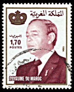 Morocco 717, used, King Hassan II