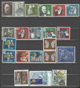 COLLECTION LOT OF # 852 GERMANY 21 SEMI POSTAL STAMPS 1944+ CV + $57