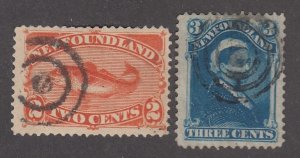 Newfoundland #48, 49 Used
