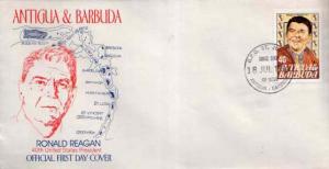 Antigua, First Day Cover, Americana