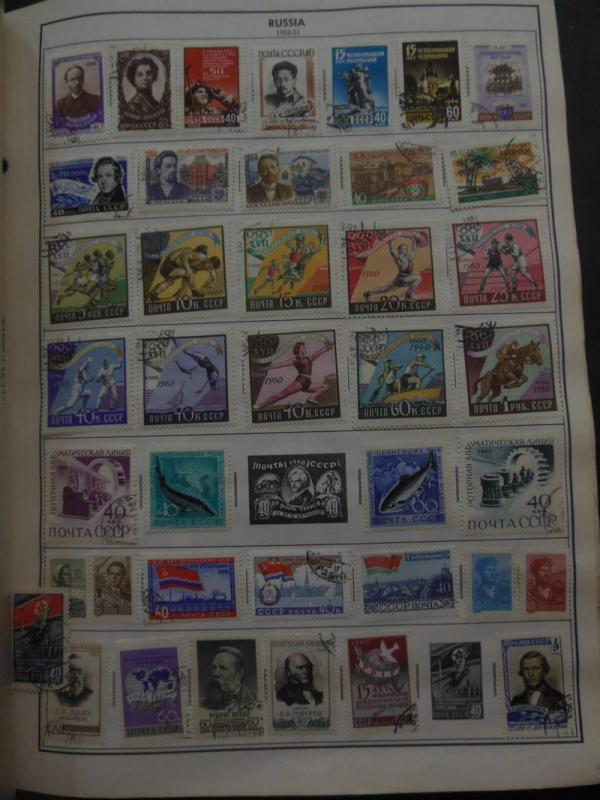 WORLDWIDE : Russia - Singapore. Thousands of Mint & Used on pages. Many Better.