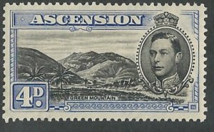 Ascension # 44d  George VI  - 4d.  perf. 13½  (1) Unused