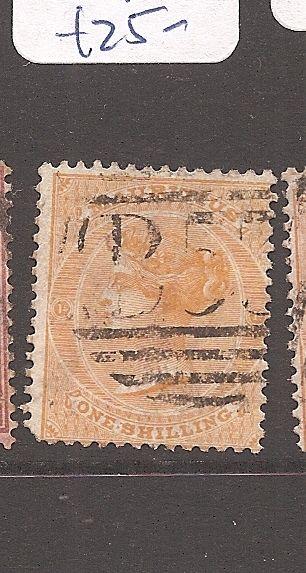 Mauritius 1872 QV 1/- SG 68 VFU (10asy)