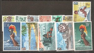 Tanganyika SC 45-56  Mint, Never Hinged