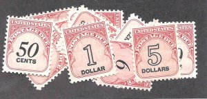 J88-J103 Mint,OG,NH... SCV $17.05... Complete set