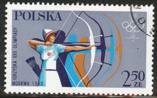 Poland Scott 2381 Used CTO favor canceled Equestrian 1980