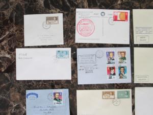 Lot of 17 Covers Postal History British Antarctic Territory