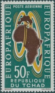 Chad 1963 SG100 50f Economic Convention africa map MNH