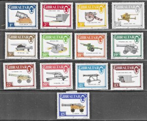 Gibraltar (1987) - Scott # 508 - 520,   MH