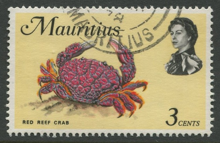 STAMP STATION PERTH Mauritius #340a Sea Life Issue FU 1972-1974