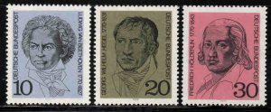 Germany #1014-16 ~ Cplt of 3 ~ Mint, NH