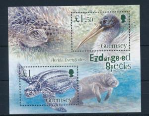 [29825] Guernsey 2006 Animals Endangered species Florida Everglades MNH  S/S