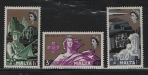 MALTA, 272-274    MINT HINGED