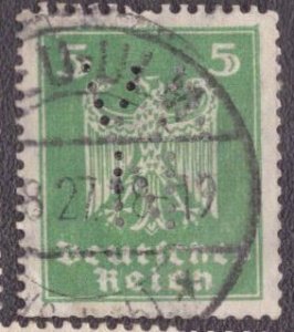 Germany 331 1924 Used Perfin