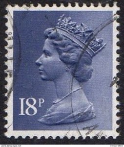 GREAT BRITAIN 1981 QEII 18p Deep Violet Machin SGX954 FU