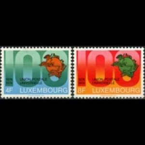 LUXEMBOURG 1974 - Scott# 551-2 UPU Cent. Set of 2 NH