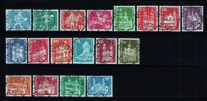 Switzerland 382-399 superb cancels used stamps issued in 1960