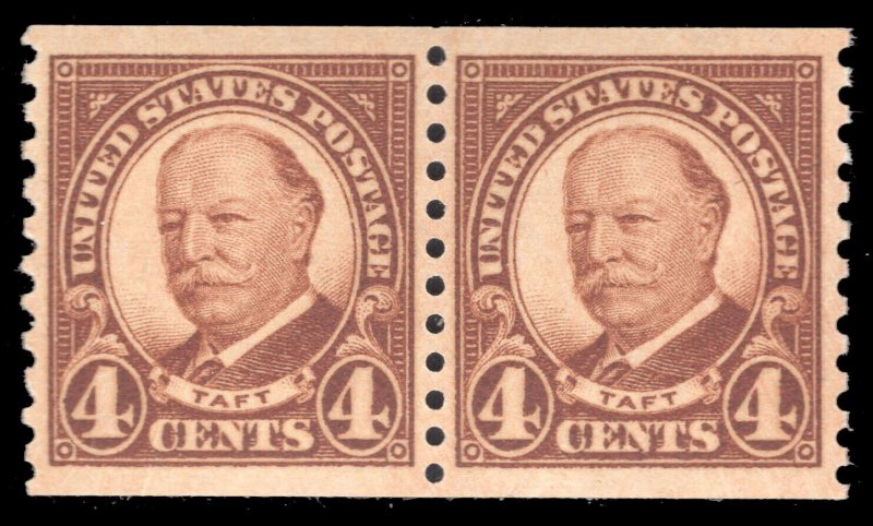 MOMEN: US STAMPS #687 PAIR MINT OG NH PSE GRADED CERT XF-SUP 95J LOT #77156 