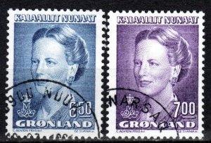 Greenland #228-9  F-VF Used CV $6.25 (X410)