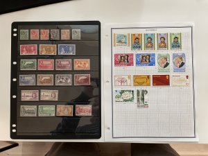 Collection of Montserrat stamps