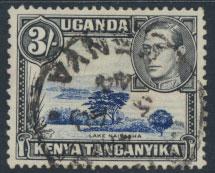 Kenya Tanganyika Uganda KUT SG 147 perf 1 x 11¾   - Used see details 