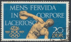 German Democratic Republic  SC# 1286  Used Olympics   see  details and scans 