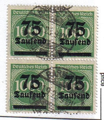 Germany Inflation lot 271, 281 and 288II all expertized