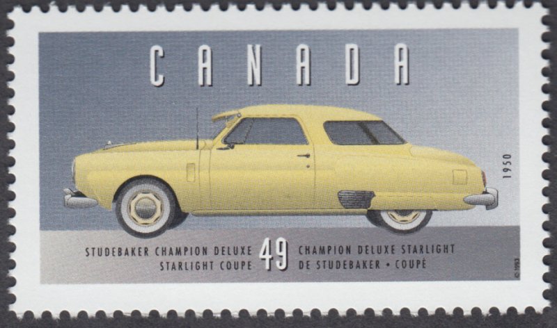 Canada - #1490d Historic Land Vehicles - Personal Vehicles - MNH