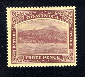 Dominica SC #40   F/VF, Unused, Original Gum,  CV $3.75 ..... 1710025