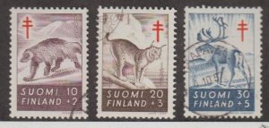 Finland Scott #B142-B143-B144 Stamps - Used Set