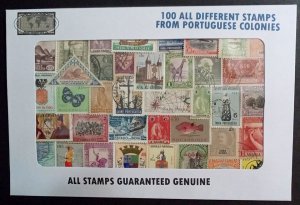 Portuguese Colonies - packet of 100 stamps